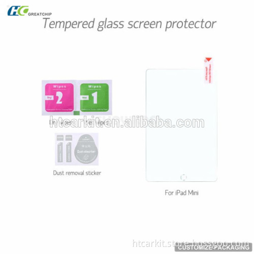 best quality for iPad mini 4 10h tempered glass anti shock screen protector